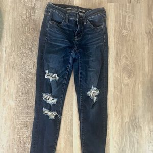 American Eagle holy skinny jeans